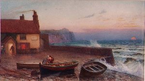 Sandsend, Whitby alkotó: Edward Frederick Brewtnall