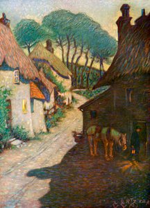 Thurlestone Village, Dél-Devon, 1924-1926 alkotó: Edward Frederick Ertz