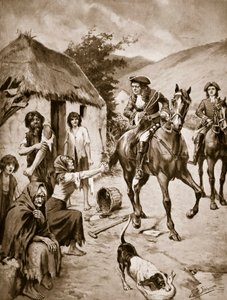 Ír élet, 1710 körül, illusztráció a "Hutchinson