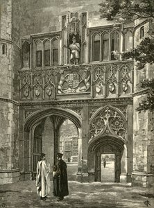 Főkapu, Trinity College, 19. század vége. alkotó: Edward Gascoin