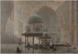 A kairói Hassan szultán mecset-Madrassa belseje