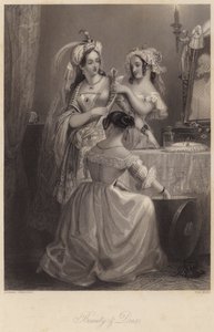 Szépség és ruha (metszet) alkotó: Edward Henry (after) Corbould