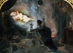 Surrey grófja, „Fayre Geraldine-t látva a tükörben”, 1853