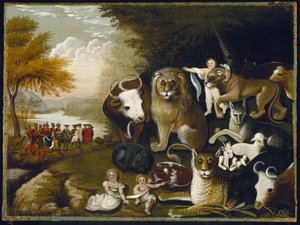 A békés királyság alkotó: Edward Hicks