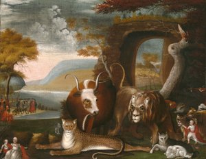 A békés királyság és Penn szerződése alkotó: Edward Hicks
