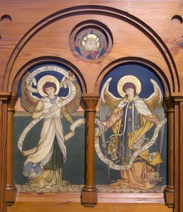 Garstang, St Thomas, Shrigley és Hunt (1873-1982), Edward Holmes Jewitt (1849-1929), Angel Reredos, 1877 körül