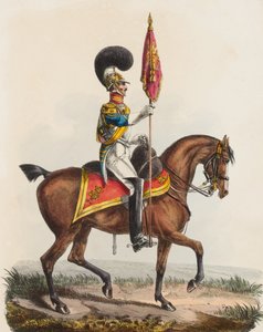 Royal Horse Guards, Blue, tiszt, 1828