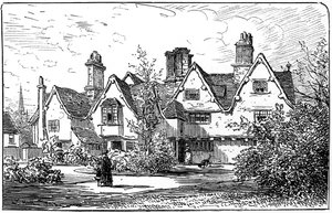 Dr. John Hall háza, Stratford-upon-Avon, Warwickshire, 1885.