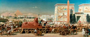 „Izrael Egyiptomban”, 1867 alkotó: Edward John Poynter