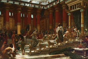 Sába királynőjének látogatása Salamon királynál, 1890 alkotó: Edward John Poynter