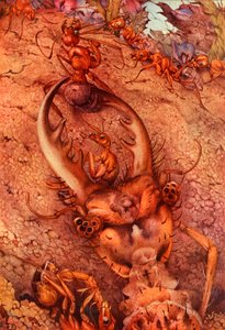 The Ant Lion, 1914. DELETE – szerzői joggal védett művész alkotó: Edward Julius Detmold