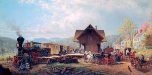 A 9:45-ös szállás, 1867 alkotó: Edward Lamson Henry