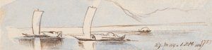 Hajók, 1867. május 27., délután 1 óra (175) alkotó: Edward Lear