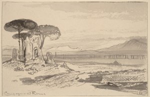 Római vidék alkotó: Edward Lear