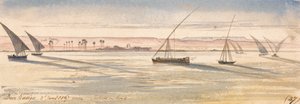 Deir Kadige, dél, 1867. január 2. (27) alkotó: Edward Lear