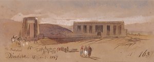 Dendera alkotó: Edward Lear