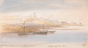 Gebel Sheikh Embarak alkotó: Edward Lear