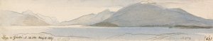 Garda-tó alkotó: Edward Lear