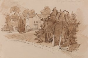 Manor (Knowsley Lane) alkotó: Edward Lear