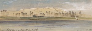 Asszuán közelében alkotó: Edward Lear