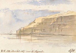 El Azerat közelében alkotó: Edward Lear