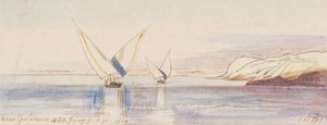Golosana[sic] közelében; 1867. január 3., délután 4 óra 30 perc (56) alkotó: Edward Lear