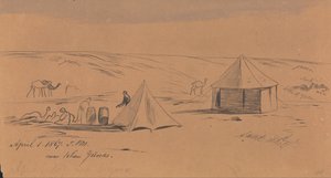 Khan Yunas közelében alkotó: Edward Lear