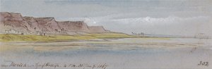 Mereeh vagy Garf Hossayn közelében, 1867. január 31., 16:00 óra (302) alkotó: Edward Lear