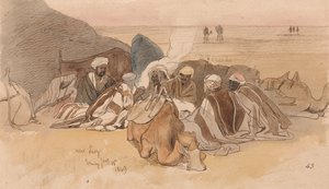 Suez közelében, este, 1849. január 15. (43) alkotó: Edward Lear