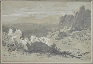 Olevano alkotó: Edward Lear
