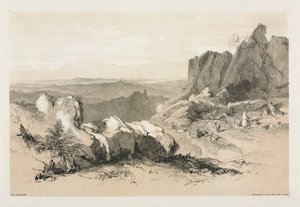 Olevano. alkotó: Edward Lear