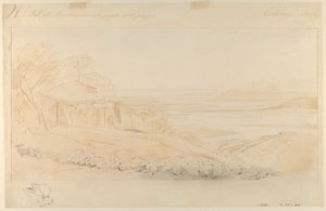 Pentedatelo, Calabria, Olaszország alkotó: Edward Lear