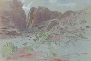Petra, 1858. április 14. alkotó: Edward Lear