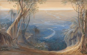 A bengáli síkság, Siligoree fölülről alkotó: Edward Lear