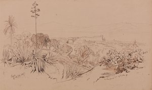 Reggio, 1847. július 26. alkotó: Edward Lear