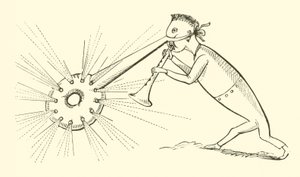 A Dong világító orral (metszet) alkotó: Edward Lear