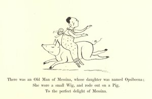 Volt egy Messinai Öreg, akinek a lányát Opsibeenának hívták alkotó: Edward Lear