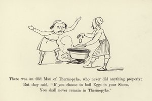 Volt egy Termopülai Öreg, aki soha nem csinált semmit rendesen alkotó: Edward Lear