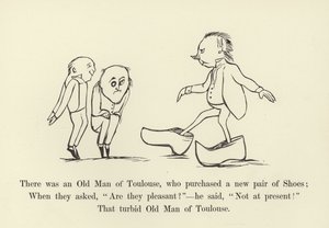 Volt egy toulouse-i öregember, aki vett egy pár új cipőt alkotó: Edward Lear