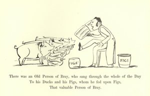 Volt Bray öreg személye, aki végigénekelte a napot alkotó: Edward Lear