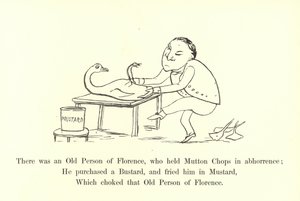Volt egy régi firenzei ember, aki irtózatosan tartotta a birkaszeletet alkotó: Edward Lear
