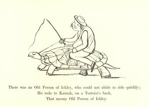 Ickleyben volt egy öreg ember, aki nem bírta gyorsan lovagolni alkotó: Edward Lear