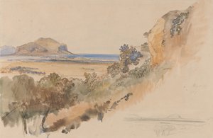 Látvány Palermo közelében alkotó: Edward Lear
