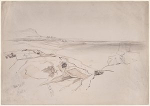 Kilátás Sciaccára, Szicília alkotó: Edward Lear