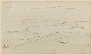 Torino látképe a Supergával alkotó: Edward Lear
