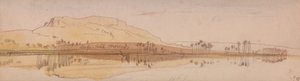 Kilátás a Nílusra alkotó: Edward Lear