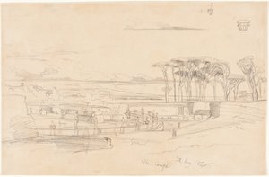 Villa Pamphili alkotó: Edward Lear