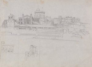 Windsor-kastély alkotó: Edward Lear