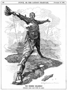 Cecil John Rhodes, a "Punch"-ból alkotó: Edward Linley (after) Sambourne