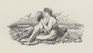 Illusztráció: Charles Kingsley: The Water-Babies (metszet) alkotó: Edward Linley (after) Sambourne